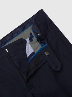 Alvaro Moreno Trajes|Trajes|PANTALON FINESTRA SLIM Azul Marino