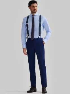 Alvaro Moreno Trajes|Trajes|PANTALON GALES SLIM Azul