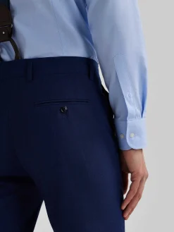 Alvaro Moreno Trajes|Trajes|PANTALON GALES SLIM Azul