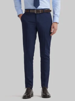 Alvaro Moreno Trajes|Trajes|PANTALON GALES SLIM Azul Marino