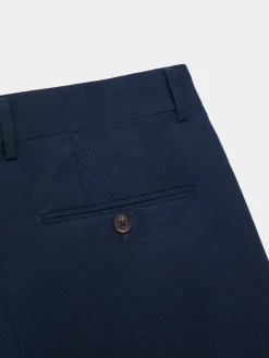 Alvaro Moreno Trajes|Trajes|PANTALON MICRO BIRD Azul Marino