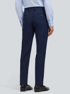 Alvaro Moreno Trajes|Trajes|PANTALON MICRO BIRD Azul Marino