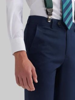 Alvaro Moreno Trajes|Trajes - Vestir|PANTALON MICRO CADETE Azul Marino