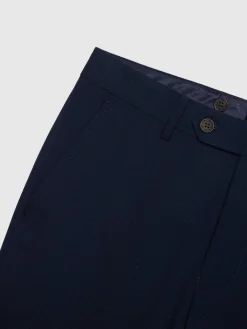 Alvaro Moreno Trajes|Trajes - Vestir|PANTALON MICRO CADETE Azul Marino