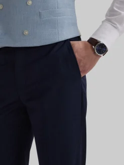 Alvaro Moreno Trajes|Trajes|PANTALON MILANO GALES Azul Marino