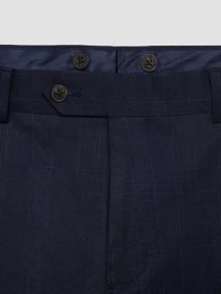 Alvaro Moreno Trajes|Trajes|PANTALON MILANO GALES Azul Marino
