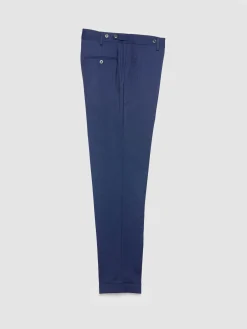 Alvaro Moreno Trajes|Trajes|PANTALON NAPOLI MICROBIRD Azul