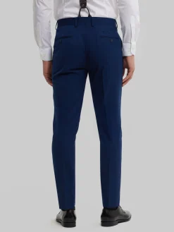 Alvaro Moreno Trajes|Trajes|PANTALON PLAIN SLIM Azul