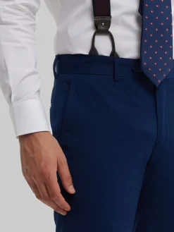 Alvaro Moreno Trajes|Trajes|PANTALON PLAIN SLIM Azul
