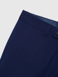 Alvaro Moreno Trajes|Trajes|PANTALON PLAIN SLIM Azul