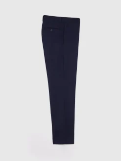 Alvaro Moreno Trajes|Trajes|PANTALON PLAIN SLIM Azul Marino