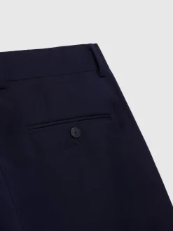 Alvaro Moreno Trajes|Trajes|PANTALON PLAIN SLIM Azul Marino