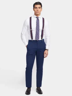 Alvaro Moreno Trajes|Trajes|PANTALON TWILL Azul