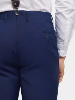 Alvaro Moreno Trajes|Trajes|PANTALON TWILL Azul