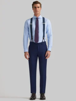 Alvaro Moreno Trajes|Trajes|PANTALON TWILL Azul