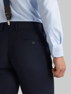 Alvaro Moreno Trajes|Trajes|PANTALON TWILL Azul Marino