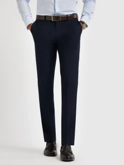 Alvaro Moreno Trajes|Trajes|PANTALON TWILL Azul Marino