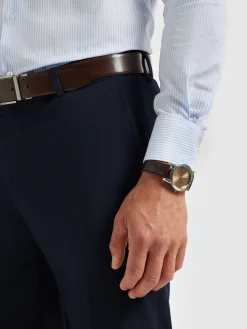 Alvaro Moreno Trajes|Trajes|PANTALON TWILL Azul Marino