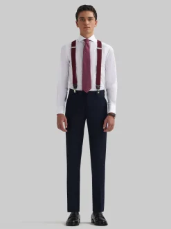 Alvaro Moreno Trajes|Trajes - Vestir|PANTALON TWILL CADETE Azul Marino