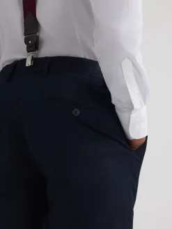 Alvaro Moreno Trajes|Trajes - Vestir|PANTALON TWILL CADETE Azul Marino