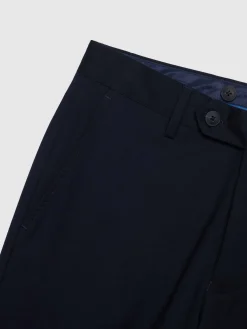Alvaro Moreno Trajes|Trajes - Vestir|PANTALON TWILL CADETE Azul Marino