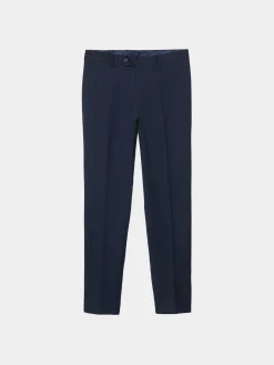 Alvaro Moreno Trajes|Trajes|PANTALON TWILL CRUZADO Azul Marino