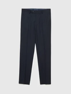 Alvaro Moreno Trajes|Trajes|PANTALON TWILL CRUZADO Azul Marino
