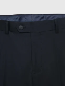 Alvaro Moreno Trajes|Trajes|PANTALON TWILL CRUZADO Azul Marino