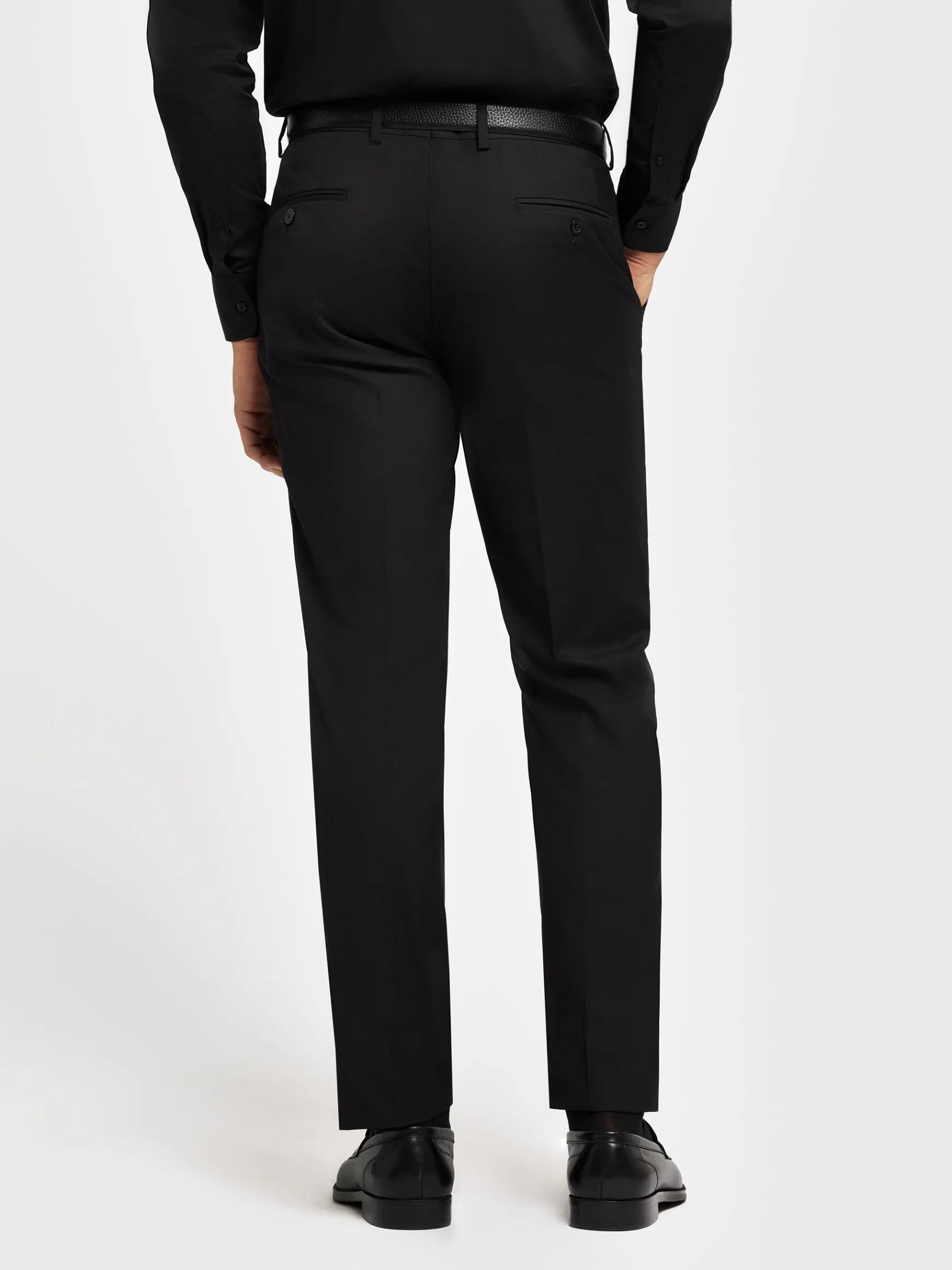 Alvaro Moreno Trajes|Trajes|PANTALON TWILL Negro