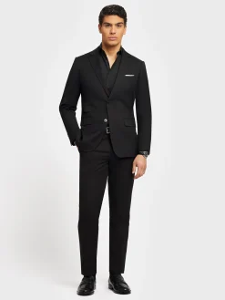 Alvaro Moreno Trajes|Trajes|PANTALON TWILL Negro