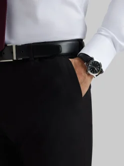 Alvaro Moreno Trajes|Trajes|PANTALON TWILL Negro