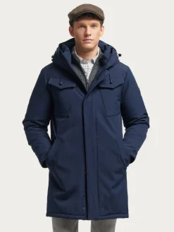 Alvaro Moreno Cazadoras Y Parkas|PARKA BORGIA Azul Marino