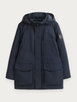Alvaro Moreno Cazadoras Y Parkas|PARKA SHERMAN Azul Marino