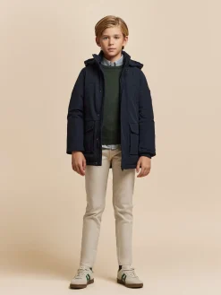 Alvaro Moreno Cazadoras Y Chalecos|PARKA SHERMAN KIDS Azul Marino