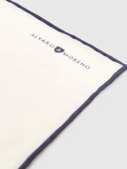 Alvaro Moreno Pañuelos|Pañuelos|PAÑUELO LINO Azul Marino