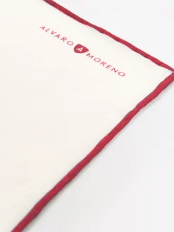 Alvaro Moreno Pañuelos|Pañuelos|PAÑUELO LINO Rojo