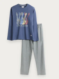 Alvaro Moreno Pijamas|PIJAMA ROCK Azul