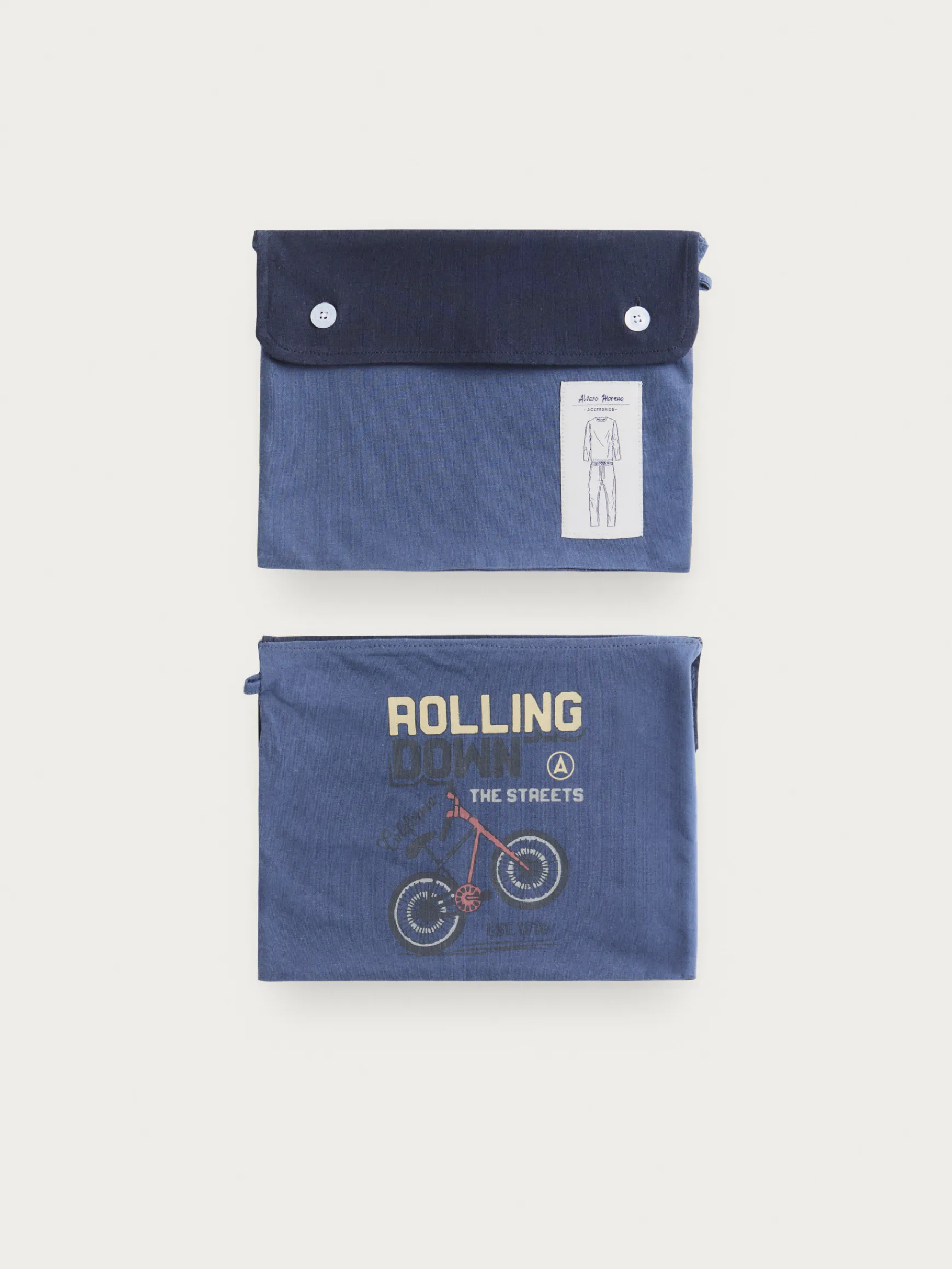 Alvaro Moreno Accesorios|PIJAMA ROLLING KIDS Azul