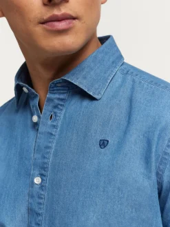 Alvaro Moreno Casual|Poleras|POLERA DENIM Azul
