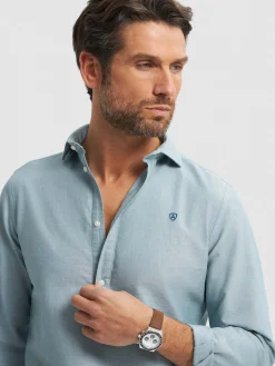 Alvaro Moreno Casual|POLERA PIN POINT Verde