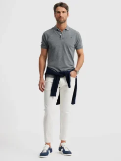 Alvaro Moreno Polos Y Poleras|POLO BASIC Gris