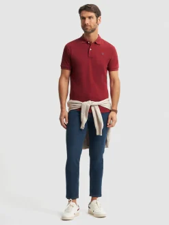 Alvaro Moreno Polos Y Poleras|POLO BASIC Rojo