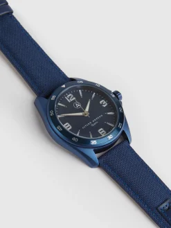 Alvaro Moreno Relojes|RELOJ CANVAS QUARTZ Azul