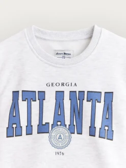 Alvaro Moreno Sudaderas|SUDADERA ATLANTA KIDS Gris