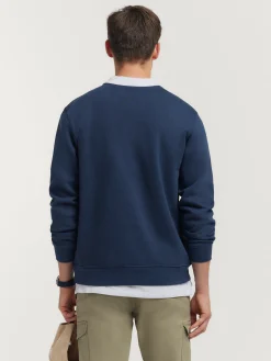 Alvaro Moreno Sudaderas|SUDADERA BASEBALL Azul Marino