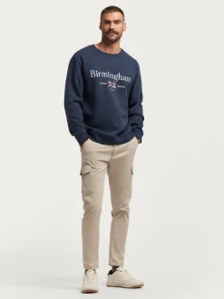 Alvaro Moreno Sudaderas|SUDADERA BIRMINGAHM Azul Marino