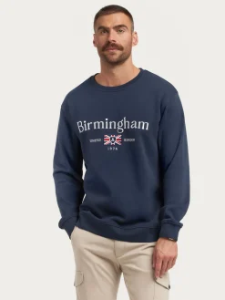 Alvaro Moreno Sudaderas|SUDADERA BIRMINGAHM Azul Marino