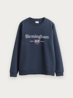 Alvaro Moreno Sudaderas|SUDADERA BIRMINGAHM Azul Marino