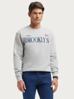 Alvaro Moreno Sudaderas|SUDADERA BROOKLYN Gris