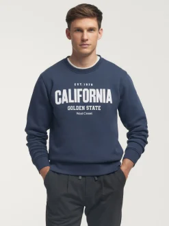 Alvaro Moreno Teen|Sudaderas|SUDADERA CALIFORNIA Azul